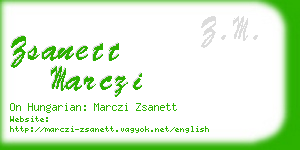 zsanett marczi business card